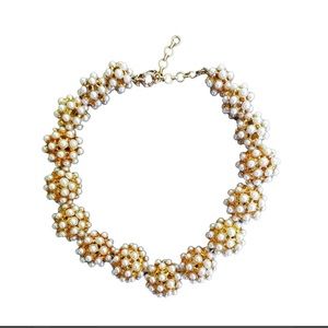 J. Crew Snowball Pearl Necklace